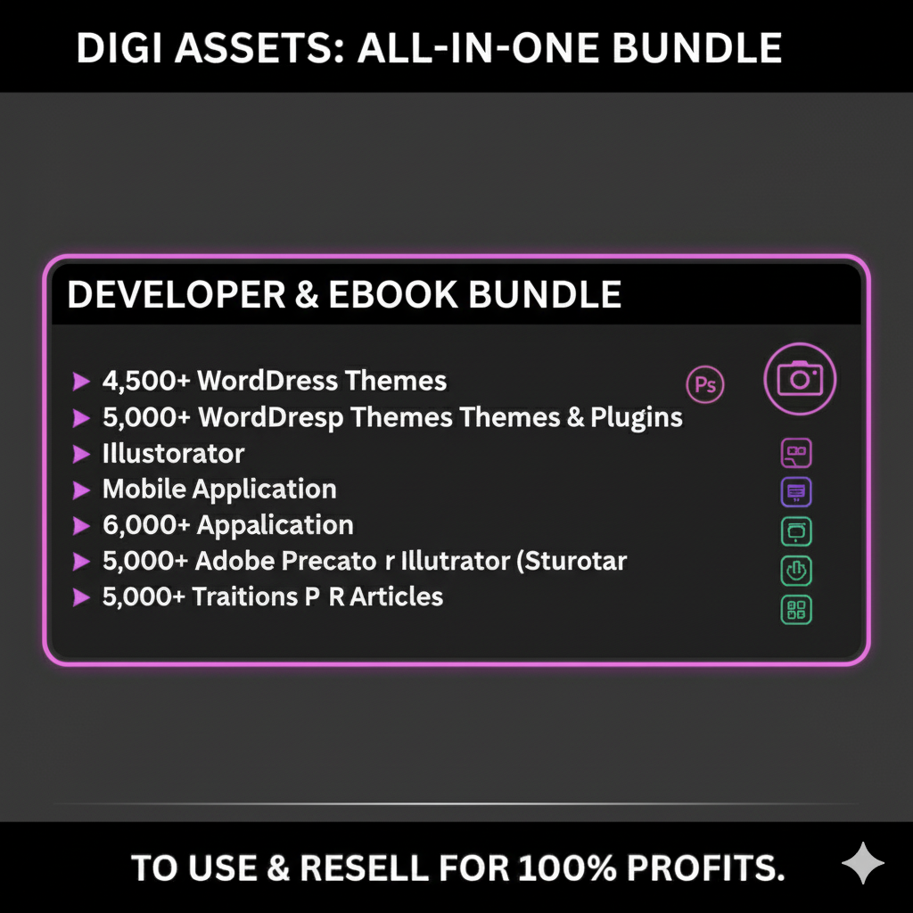 30 Million+ Resell Digital Products Bundle (PLR + MRR)